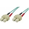 OM3 optinis kabelis DELTACO, SC - SC, duplex, multimode, 50/125, 10m / SCSC-610