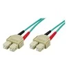 OM3 optinis kabelis DELTACO, SC - SC, duplex, multimode, 50/125, 3m / SCSC-63