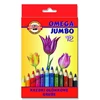 "Omega Jumbo" pieštukai 12 spalvų - Koh-I-Noor