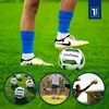 OneTeam futbolo kamuolys HB Attack, baltas/žalias, dydis 5