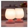 ONEWISH 2 LIETIMŲ NAKTINIŲ LEMPŲ RINKINYS + 2 E27 LED LEMPUTĖS