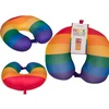 Ootb Kaklo kelioninė pagalvė Rainbow, įvairių spalvų