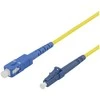 Optinis kabelis DELTACO 5 m, LC - SC, 9/125, OS1/2, single mode, LSZH / LCSC-85