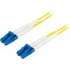 Optinis kabelis DELTACO LC - LC, 9/125, OS2, duplex, singlemode, 7m / LCLC-7S