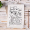 Opus MENINĖS TAPYBOS RINKINYS Lagaminas TAPYBOS KNYGA HUNTRIX KPOP DAŽYMO KNYGA