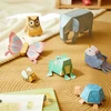 Origami mideer 9 modeliai – popieriniai gyvūnai nuo 5 metų