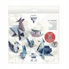 ORIGAMI POPIERIUS CLAIREFONTAINE, 60L. , 70 G., 10X10,15X15,20X20CM, GYVŪNAI