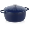 Orion Didelis 5.2l granatinis ketaus puodas 26cm, tinka visoms viryklėms