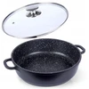Orion GRANITINĖ keptuvė, puodas, žemas puodas kepimui, troškinimui, orkaitė, 28 cm