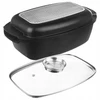 Orion GRANITINĖ keptuvė su dangteliu 3 viename žąsų viryklė INDUKCINIS MĖSOS KEPIMAS 5 L