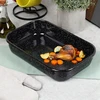 Orion Kepimo skarda 34X22X6.5CM 3.4L Juodas EMALINIS PLIENAS ORKAITĖS
