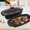 Orion Kepimo skarda 39X22CM 5L ALIUMINIO GRANITO DANGA STIKLO DANGINIS INDUKCIJA