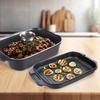 Orion Kepimo skarda 7L 41X26X15CM ALIUMININIS SU GRILINIU KEPU IR STIKLINIU dangteliu