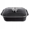 Orion Kepimo skarda 7L 41X26X15CM ALIUMININIS SU GRILINIU KEPU IR STIKLINIU dangteliu