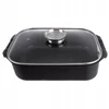 Orion Kepimo skarda 7L 41X26X15CM ALIUMININIS SU GRILINIU KEPU IR STIKLINIU dangteliu