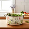 Lumarko Orion Kreminiu emaliu dengtas puodas MAKI 24 cm, 3,8 l
