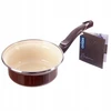 Orion Puodas 12cm 350ml emaliuotas PLIENAS, RUDAS, INDUKCIJAI, INDUKCIJAI