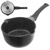 Orion Puodas 16 cm 1,3 l ALIUMINIO GRANITINIS Juodas INDUKCINIAM NELIPAMUMU