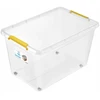 Orplast Pudełko 60 l plastikowe na zabawki indas su pokrywą organizer na kółkach
