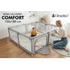 Orsetto VAIKŲ DARŽAS SU PUTOLOMIS KILIMU 150x180 cm SAUSAS BASEINAS + RANKENĖLES IR 50 KAMULIŲ