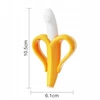 Ortodontinis logopedinis silikoninis dantukas - Geltona 3D Banana