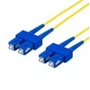 OS2 optinis kabelis DELTACO, SC - SC, duplex, singlemode, 7m / FB-57S