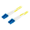OS2 optinis kabelis DELTACO, LC - LC, dvipusis, vienmodis, 15m / LCLC-15S