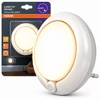 Osram 0,3W LED naktinis šviestuvas LUNETTA, baltas, 3000K, su šviesos jutikliu