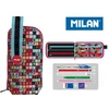 Ovalus "super Heroes" "milan" "disney" "su" "įranga" "mokyklinis" "pieštukinė"