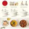 Overmont 26 cm / 5,2 l emaliuotas ketaus apvalus puodas su dangčiu Cookboo