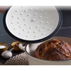 Overmont Emaliuotas ketaus puodas olandiška orkaitė 26 cm 4,7 l indukcinė orkaitės duona
