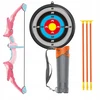 Owl Tech LED GLOWING BOW 3 ARROW SHIELD QUIVER SAUGAUS šaudymo RINKINYS
