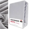 Łóżkoholicy Prigludusi paklodė 80x140 medvilnės FROTTE Gaja čiužiniui PILKA