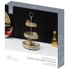 Padėklas metalinis 3 aukštų aukso sp. 25x46,5x25 cm Home Deco KA0112