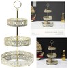 Padėklas metalinis 3 aukštų aukso sp. 25x46,5x25 cm Home Deco KA0112