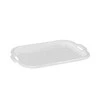 Padėklas plastikinis 46x33x3 cm baltos spalvos Domotti 229022
