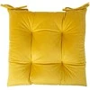 Fotelis Home4You Pagalvėlė kėdei VELVET 2, geltona