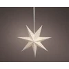 Pakabinama kalėdinė dekoracija PAPER STAR, baltos sp., 2 rūšys, 9,2 x 40 cm, 1 vnt