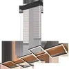 Pakabinamas šviestuvas Pakabinamas LED šviestuvas TRIO Harper, 42W, 3000K, 5700lm, juodos/medžio sp.,115x44x150cm