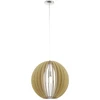 Pakabinamas šviestuvas EGLO COSSANO, 1 x 60 W, E27, ø50 cm, šv.medžio sp., 94765