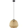Pakabinamas šviestuvas EGLO Dembleby, 1 x E27, 40W, juodos/ medžio sp., ø32 x h110 cm