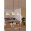 Pakabinamas šviestuvas EGLO FEBRES, 3xE27, 60W, juodos/baltos sp., 18x88x110cm