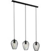 Pakabinamas šviestuvas EGLO NEWTOWN, 3 x E27, max 3 x 60W, juodos sp., 70 x 16 x h110 cm