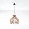 Pakabinamas šviestuvas EGLO TINDORI, 1 x 60 W, E27, ø38 cm, klevo sp.