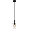 Pakabinamas šviestuvas GLOBO FLORENTINA, 1xE27,40W,230V, metalinis, juodos sp, ø12,5x150cm