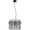 Pakabinamas šviestuvas GLOBO GORLEY, 1xE27, 60W, 230V, metalinis, juodos sp, ø40x150cm
