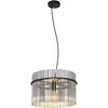 Pakabinamas šviestuvas GLOBO GORLEY, 1xE27, 60W, 230V, metalinis, juodos sp, ø40x150cm