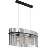 Pakabinamas šviestuvas GLOBO GORLEY, 2xE27, 40W, 230V, metalinis, juodos sp, 23x60x140cm