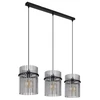 Pakabinamas šviestuvas GLOBO GORLEY, 3xE27, 60W, 230V, metalinis, juodos sp, 20x80x140cm