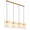 Pakabinamas šviestuvas GLOBO GORLEY, 4xE27, 60W, 230V, metalinis, aukso sp, 20x110x140cm